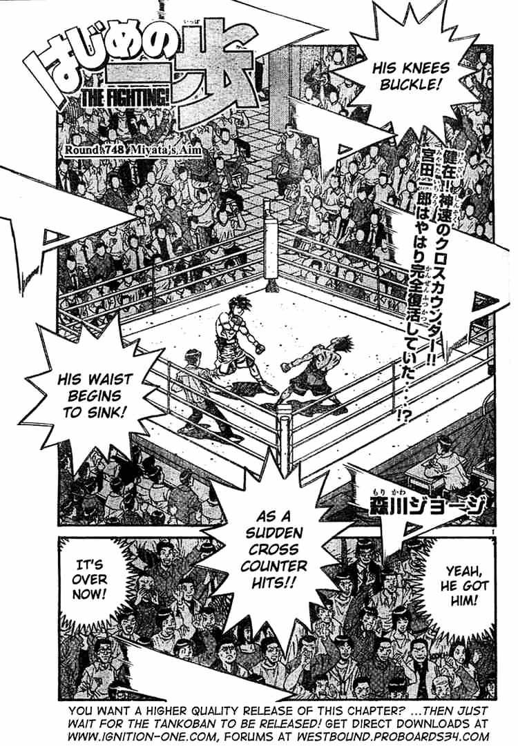 Hajime no Ippo: Fighting Spirit, Chapter 748 image 02